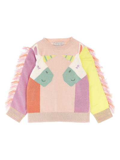 Shop Stella Mccartney Unicorn Sweater In Multicolor