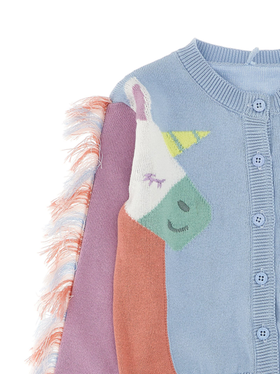 Shop Stella Mccartney Unicorn Cardigan In Multicolor
