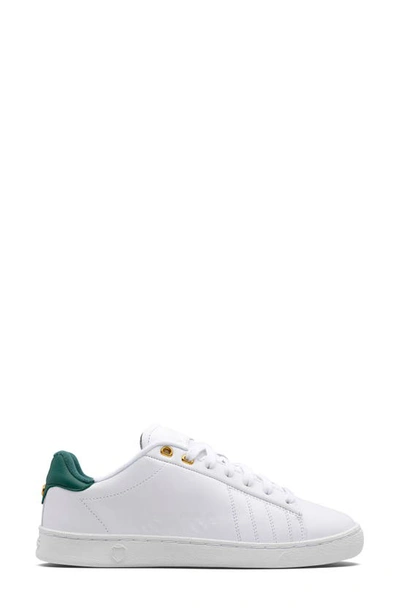 Shop K-swiss Court '66 Sneaker In White/ Green
