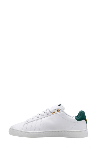 Shop K-swiss Court '66 Sneaker In White/ Green