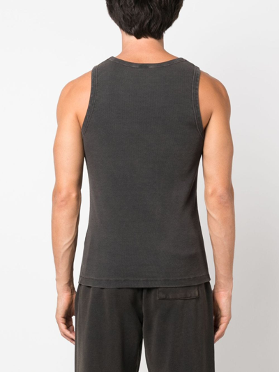 Entire Studios Washed Rib Tank Top In Grey