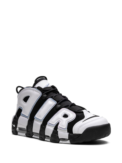 Shop Nike Air More Uptempo "cobalt Bliss" Sneakers In Black