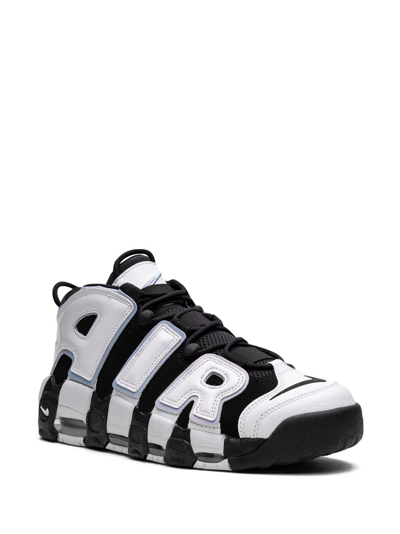 Nike Air More Uptempo '96 Sneakers In Black And White - Black In Black