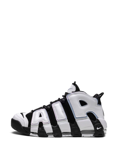 Nike Air More Uptempo '96 Sneakers In Black And White - Black In Black