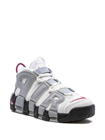 Shop Nike Air More Uptempo "rosewood" Sneakers In White