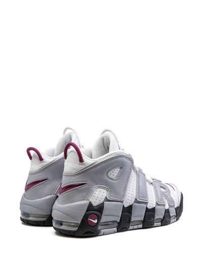 Shop Nike Air More Uptempo "rosewood" Sneakers In White