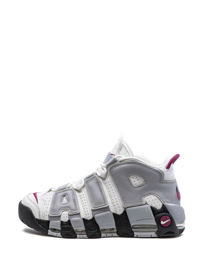 Shop Nike Air More Uptempo "rosewood" Sneakers In White