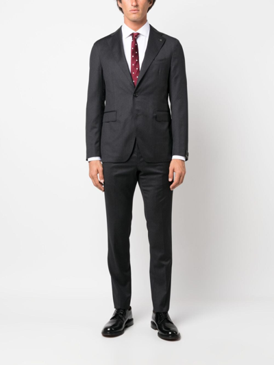 Tagliatore Single Breasted Suit In Grey