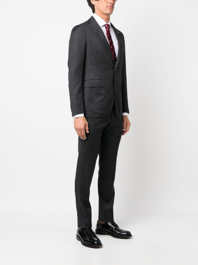 Tagliatore Single Breasted Suit In Grey