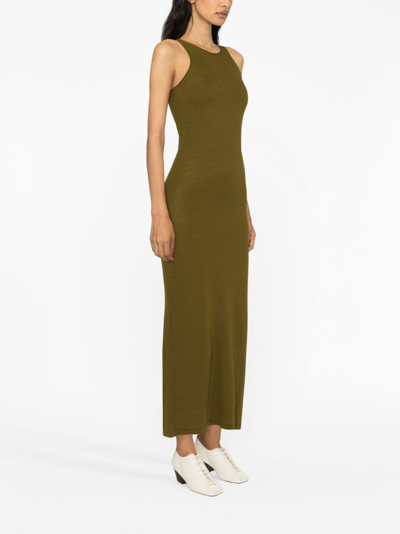 Khaite Maxikleid Jaime Aus Kaschmir In Green
