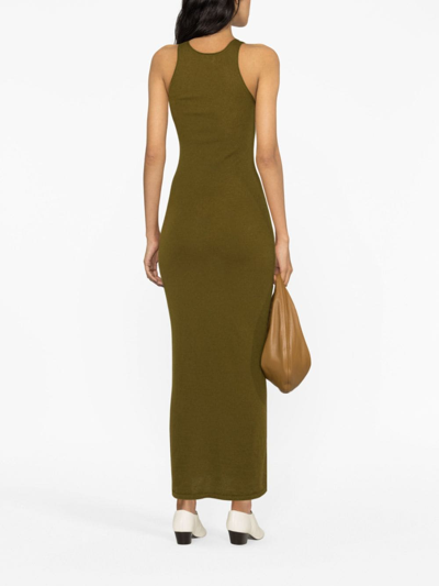 Khaite Maxikleid Jaime Aus Kaschmir In Green