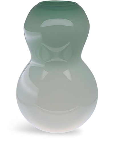Shop Alexa Lixfeld Spin Ombré-effect Vase In Green