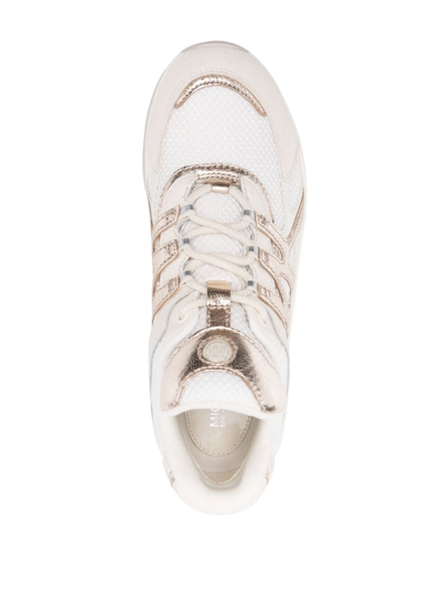 Shop Michael Michael Kors Olympia Extreme Chunky Low-top Sneakers In White