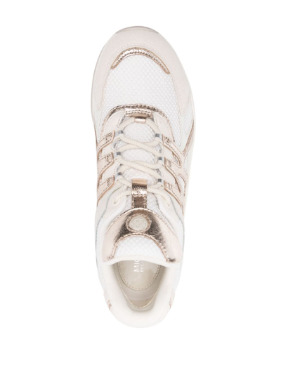 Michael Michael Kors Olympia Extreme Chunky Low-top Sneakers In White