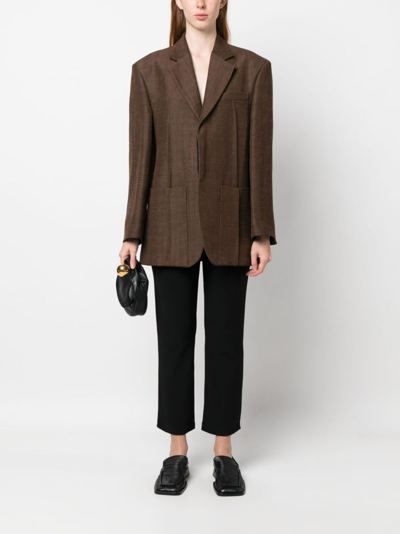 By Malene Birger Mid-rise Straight-leg Tailored Trousers In Black