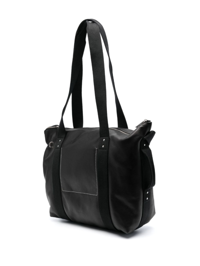 Rick Owens Mini Trolley Tote Bag In Black