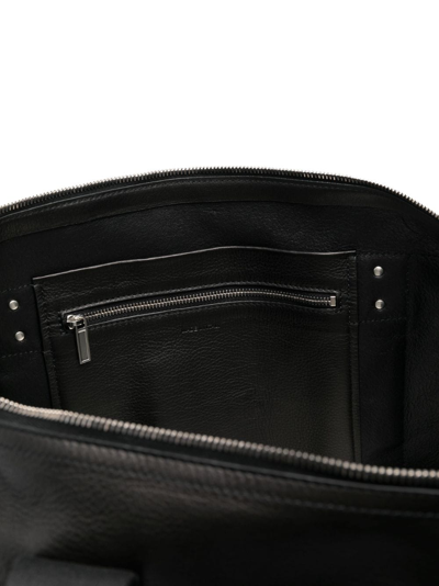 Rick Owens Mini Trolley Tote Bag In Black
