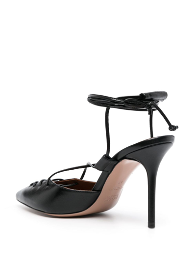 Shop Malone Souliers Marianna 85mm Leather Pumps In Black