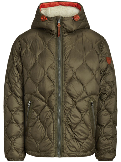 Shop Polo Ralph Lauren Polo Pony-motif Quilted Jacket In Green