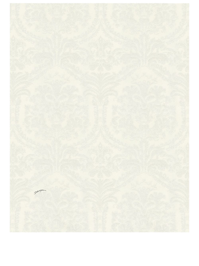Shop Dolce & Gabbana Baroque-print Wallpaper In White