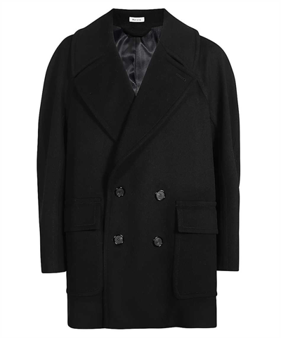 Shop Alexander Mcqueen Oversized Coat In Black