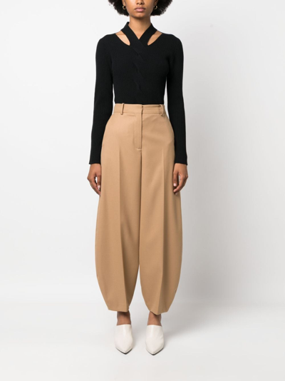 Fabiana Filippi Cut-out Knitted Jumper In Black