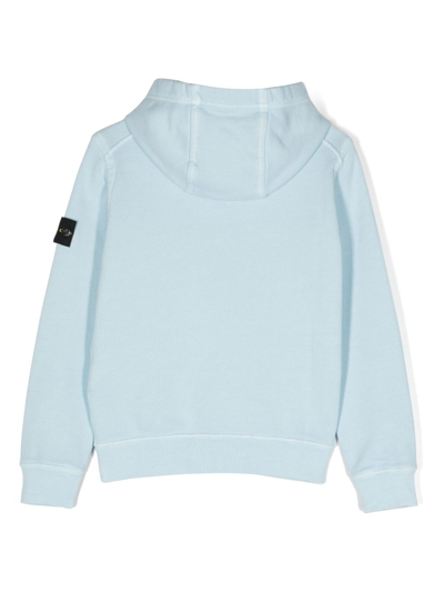 Stone Island Felpa In Blue