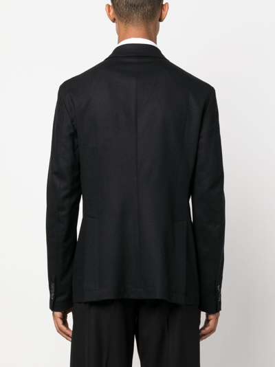 Shop Barena Venezia Single-breasted Blazer In Black