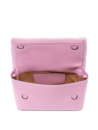 Shop Jw Anderson Medium Twister Leather Bag In Pink