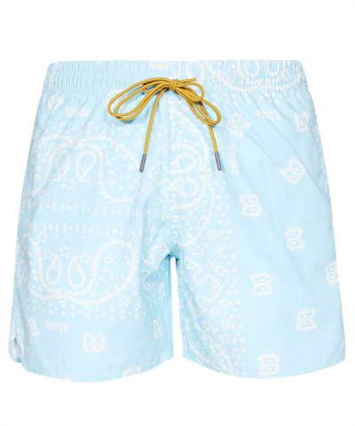 Rhude Blue Bandana Swim Shorts