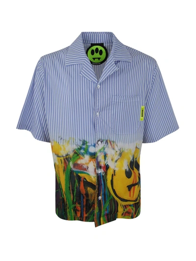 Shop Barrow Poplin Shirt Unisex Clothing In Multicolour