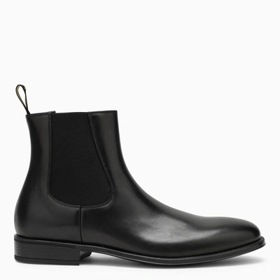 Shop Doucal's Low Ankle Boot In Black