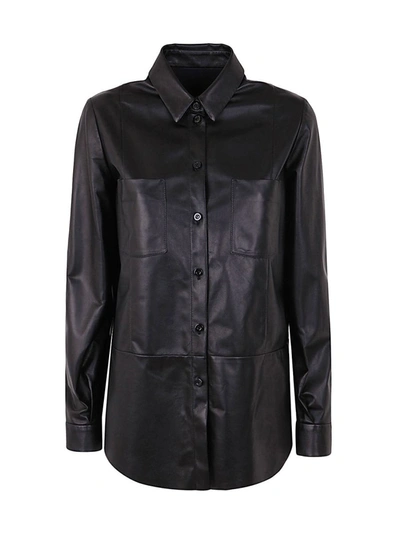 Shop Drm Leather Shirt Clothing In Black