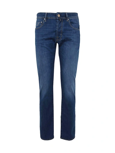 Shop Jacob Cohen Bard Slim Fit Five Pocket Jeans Clothing In Blue
