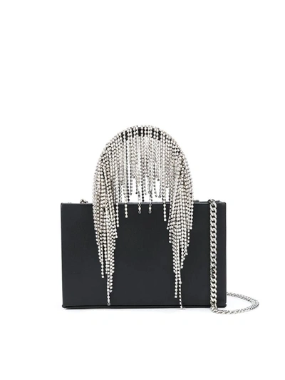 Kara Long Double Breasted Coat In Black