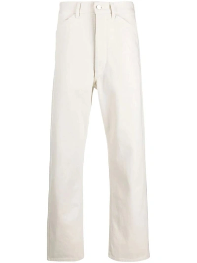 Shop Lemaire Straight Jeans In White