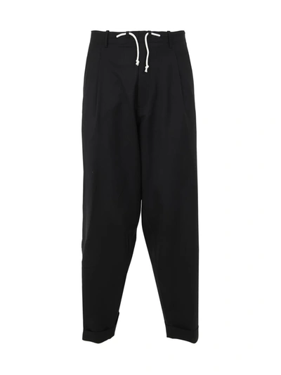 Shop Magliano Elastic Band Trouser Clothing In Black