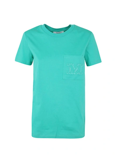 Shop Max Mara Valid Side Pocket T-shirt Clothing In Green