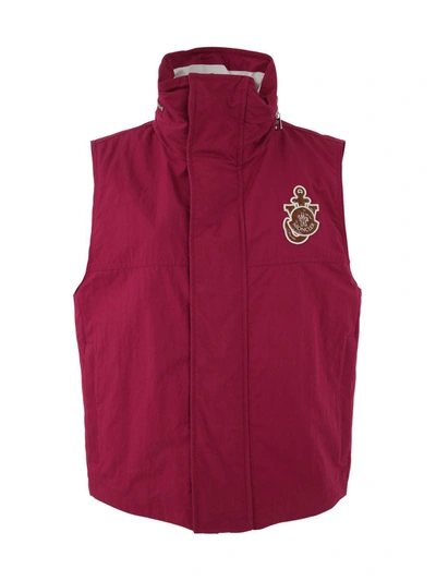 Shop Moncler Genius Tryfan Vest Clothing In Red