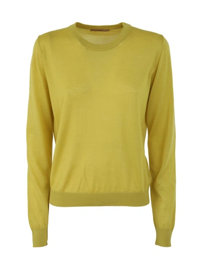 Shop Nuur Round Neck Pullover Clothing In Green