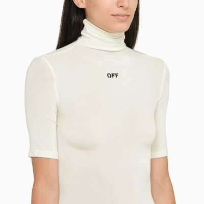 Shop Off-white ™ Turtleneck Sweater With Logo