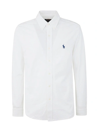 Shop Polo Ralph Lauren Lsfbbdm5 Long Sleeve Knit Clothing In White