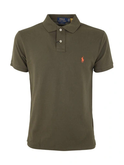 Shop Polo Ralph Lauren Sskcslim1 Short Sleeve Knit Clothing In Green