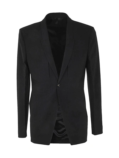 Shop Rick Owens Fogpocket Soft Blazer Clothing In Black