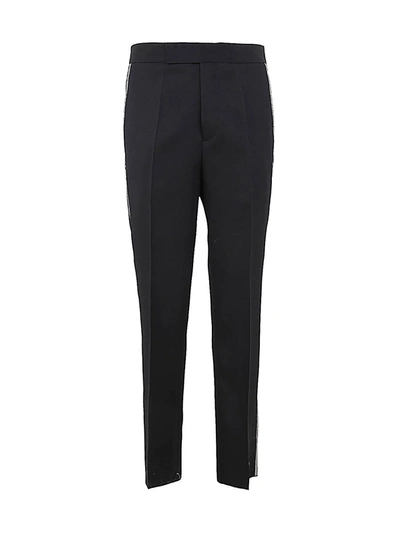 Shop Sapio Loose Fit Trousers Sideband Detail Clothing In Black