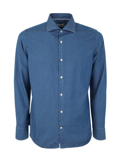 Shop Tintoria Mattei Denim Shirt Clothing In Blue