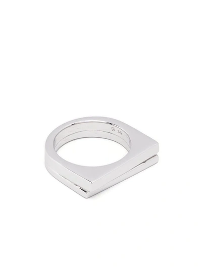 Tom Wood Cage Ring Single M In Metallic