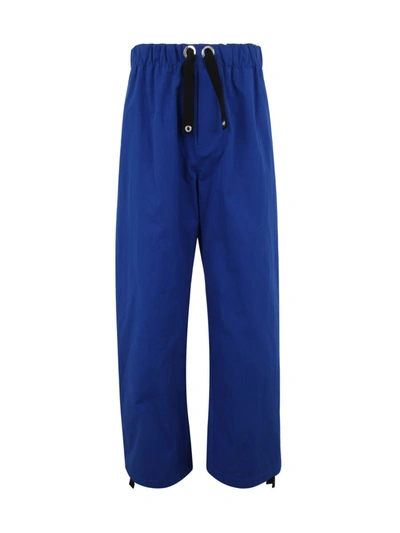 Shop Versace Cargo Trousers Clothing In Blue