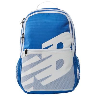 Shop New Balance Core Perf Backpack Adv In Black/blue