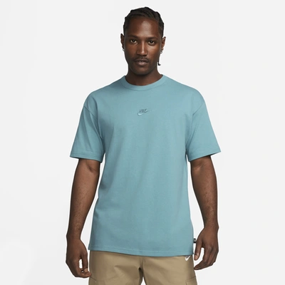 Shop Nike Mens  Premium Essentials T-shirt In Noise Aqua